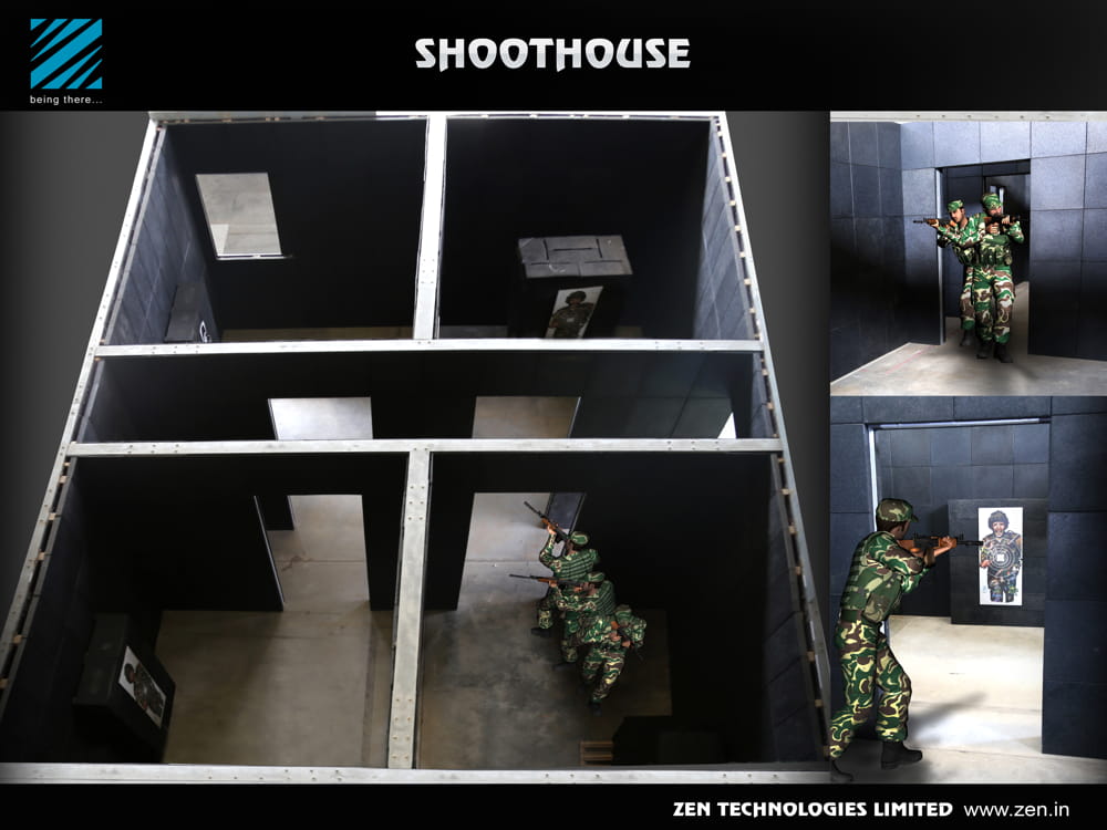 Shoot House for Live and Simulated Indoor Tactical Training